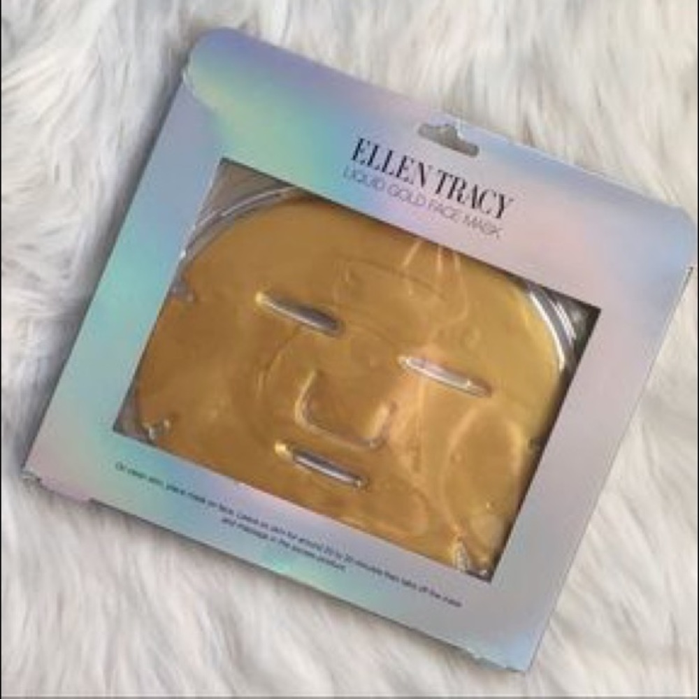 Gold face mask